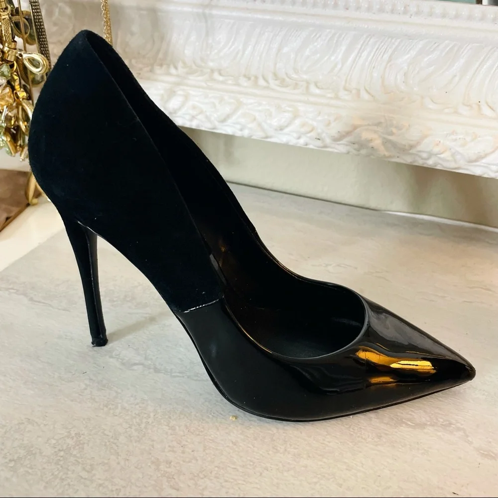 Aldo Black Pointed Toe Stiletto Pumps